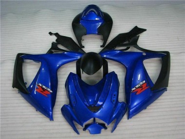 Bleu Carénages ABS GSXR 600 / 750 K6 2006-2007