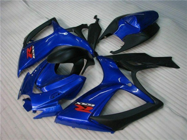 Bleu Carénages ABS GSXR 600 / 750 K6 2006-2007 Bleu Carénages ABS GSXR 600 / 750 K6 2006-2007