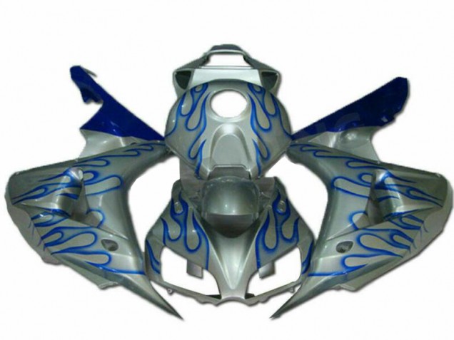 Bleu Flamme Argent Carénage CBR 1000 RR 2006-2007 Bleu Flamme Argent Carénage CBR 1000 RR 2006-2007