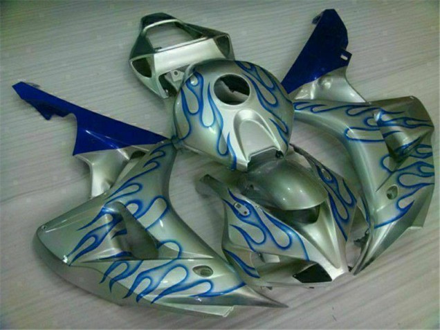 Bleu Flamme Argent Carénage CBR 1000 RR 2006-2007 Bleu Flamme Argent Carénage CBR 1000 RR 2006-2007
