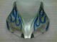 Bleu Flamme Argent Carénage CBR 1000 RR 2006-2007 Bleu Flamme Argent Carénage CBR 1000 RR 2006-2007