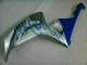 Bleu Flamme Argent Carénage CBR 1000 RR 2006-2007 Bleu Flamme Argent Carénage CBR 1000 RR 2006-2007