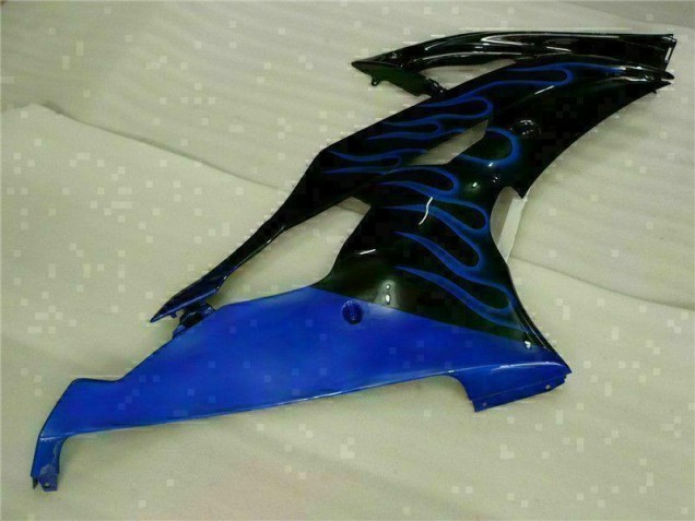 Bleu Flamme Noir Carénage R6 2008-2016 Bleu Flamme Noir Carénage R6 2008-2016