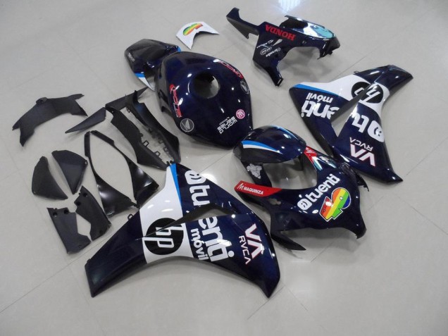 Bleu Foncé HP Carénage CBR 1000 RR 2008-2011 Bleu Foncé HP Carénage CBR 1000 RR 2008-2011