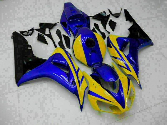 Bleu Jaune Carénage CBR 1000 RR 2006-2007 Bleu Jaune Carénage CBR 1000 RR 2006-2007