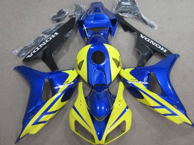 Bleu Jaune Carénages CBR 1000 RR 2006-2007 Bleu Jaune Carénages CBR 1000 RR 2006-2007
