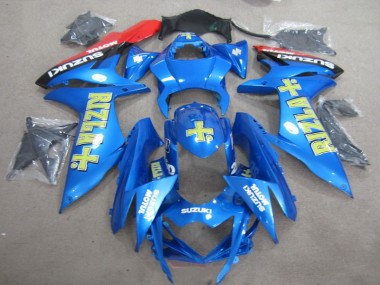 Bleu Jaune Rizla Carénage GSXR 750 K11 2011-2024