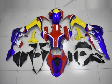 Bleu Jaune Rouge Carénage CBR 1000 RR 2017-2023