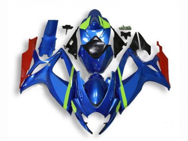 Bleu Kit Carénages GSXR 600 / 750 K6 2006-2007