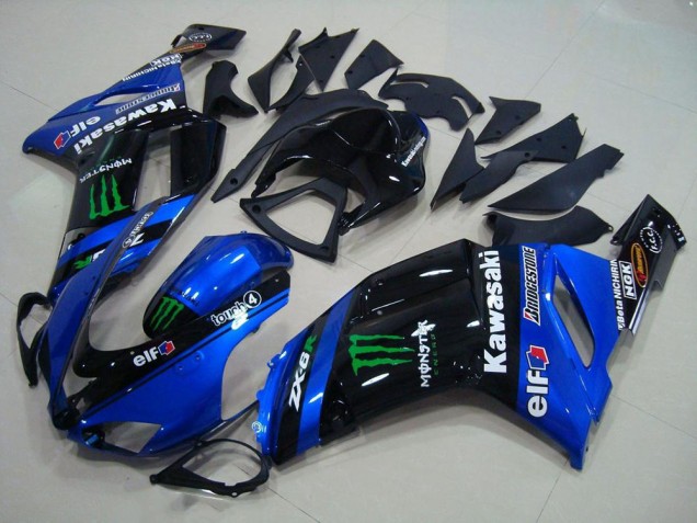 Bleu Monster Carénage ZX6R 2007-2008 Bleu Monster Carénage ZX6R 2007-2008
