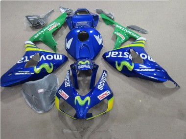 Bleu Movistar Castrol Carénage CBR 1000 RR 2006-2007