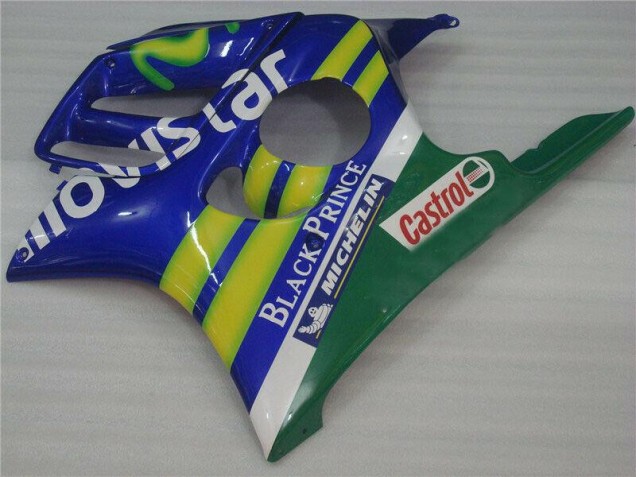 Bleu Movistar Castrol Carénage CBR 600 F3 1995-1998 Bleu Movistar Castrol Carénage CBR 600 F3 1995-1998