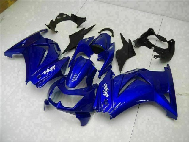 Bleu Noir Blanc Ninja Carénages EX250 2008-2012 Bleu Noir Blanc Ninja Carénages EX250 2008-2012