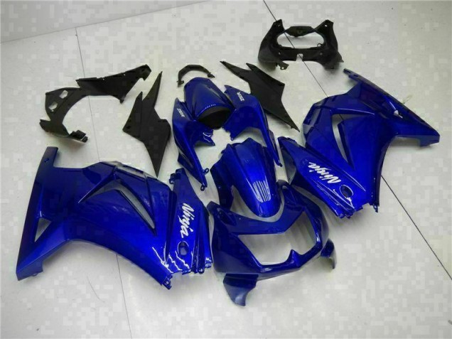 Bleu Noir Blanc Ninja Carénages EX250 2008-2012 Bleu Noir Blanc Ninja Carénages EX250 2008-2012