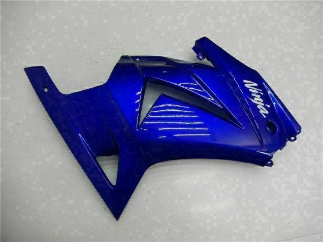 Bleu Noir Blanc Ninja Carénages EX250 2008-2012 Bleu Noir Blanc Ninja Carénages EX250 2008-2012