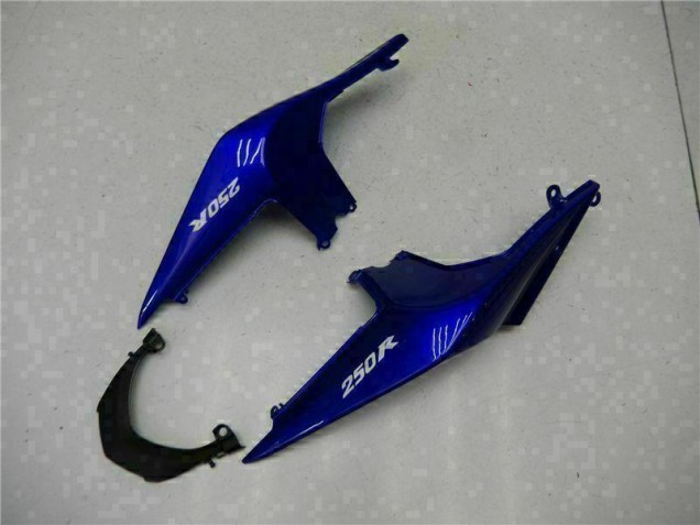 Bleu Noir Blanc Ninja Carénages EX250 2008-2012 Bleu Noir Blanc Ninja Carénages EX250 2008-2012