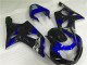 Bleu Noir Carénage GSXR 1000 K1 2000-2002 Bleu Noir Carénage GSXR 1000 K1 2000-2002