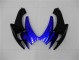 Bleu Noir Carénage GSXR 600 / 750 K6 2006-2007
