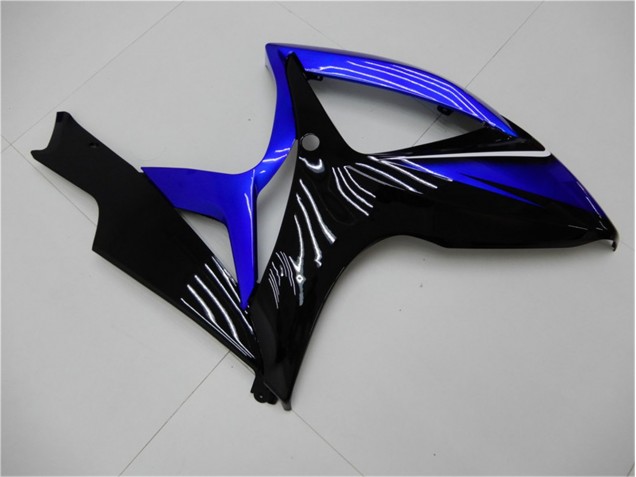 Bleu Noir Carénage GSXR 600 / 750 K6 2006-2007