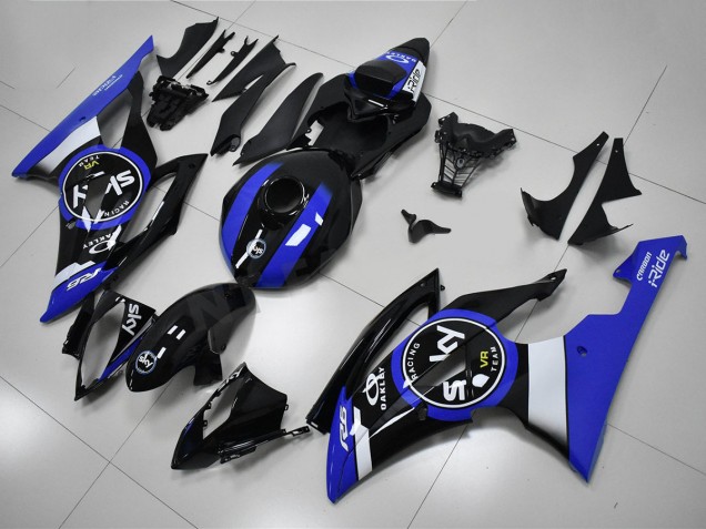 Bleu Noir Carénage R6 2008-2016 Bleu Noir Carénage R6 2008-2016