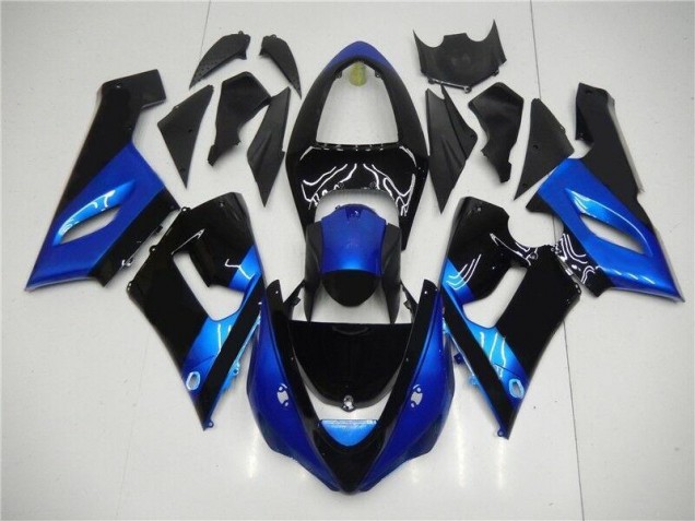 Bleu Noir Carénage ZX6R 2005-2006