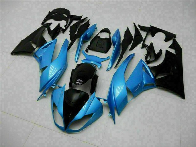 Bleu Noir Carénage ZX6R 2009-2012 Bleu Noir Carénage ZX6R 2009-2012