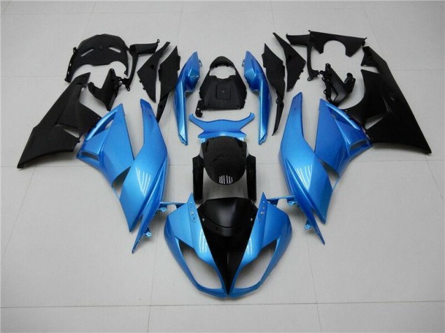Bleu Noir Carénages ZX6R 2009-2012 Bleu Noir Carénages ZX6R 2009-2012