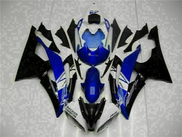 Bleu Noir Kit Carénages Complet R6 2008-2016 Bleu Noir Kit Carénages Complet R6 2008-2016