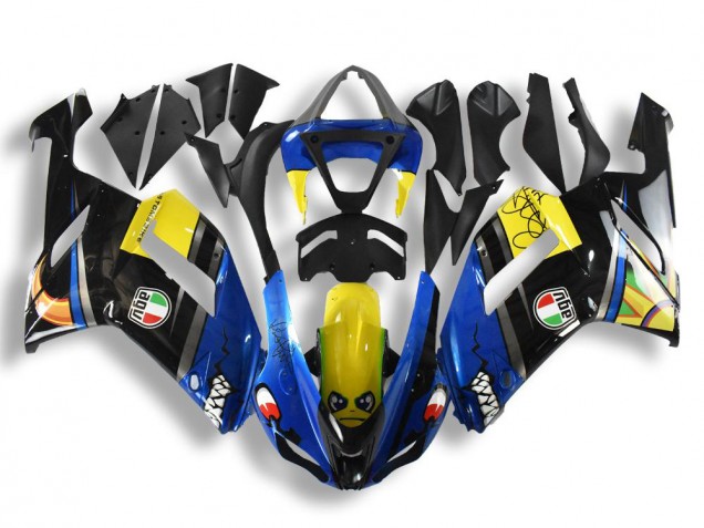 Bleu Requin Carénage ZX6R 2007-2008 Bleu Requin Carénage ZX6R 2007-2008