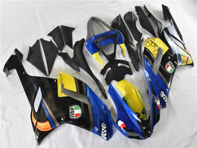 Bleu Requin Carénage ZX6R 2007-2008 Bleu Requin Carénage ZX6R 2007-2008
