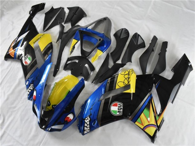 Bleu Requin Carénage ZX6R 2007-2008 Bleu Requin Carénage ZX6R 2007-2008