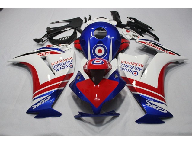Bleu Rouge Royal Air Force Reserves Carénage CBR 1000 RR 2012-2016 Bleu Rouge Royal Air Force Reserves Carénage CBR 1000 RR 2012-2016