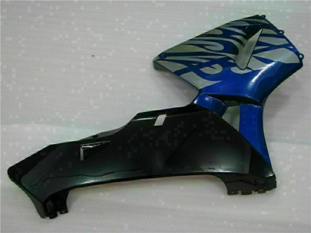 Bleu avec Argent Flamme Carénage CBR 600 RR 2003-2004 Bleu avec Argent Flamme Carénage CBR 600 RR 2003-2004