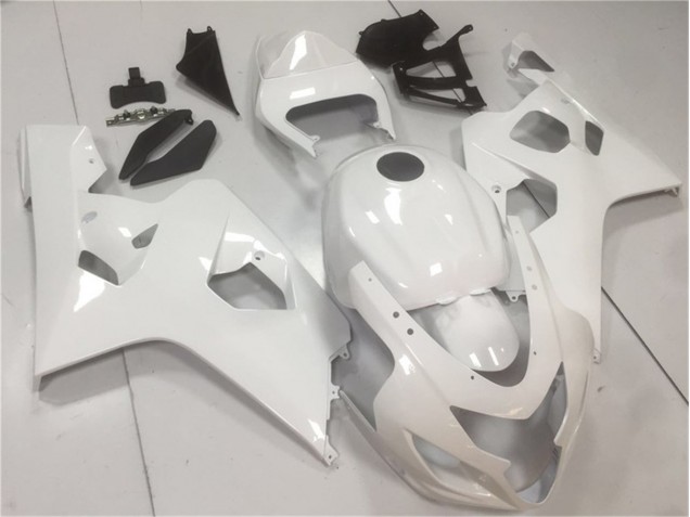 Brillant Blanc Carénage GSXR 600 / 750 K4 2004-2005 Brillant Blanc Carénage GSXR 600 / 750 K4 2004-2005