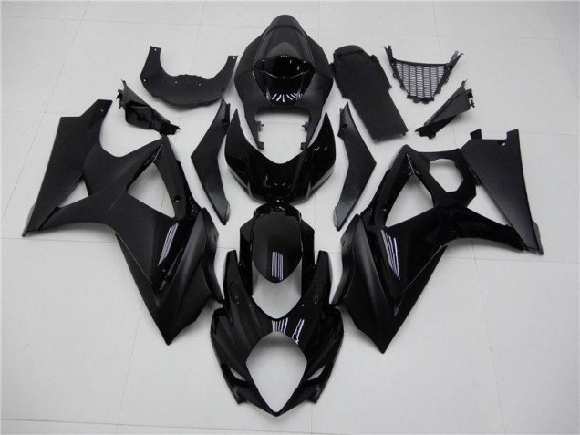 Brillant Noir Mat Carénage GSXR 1000 K7 2007-2008