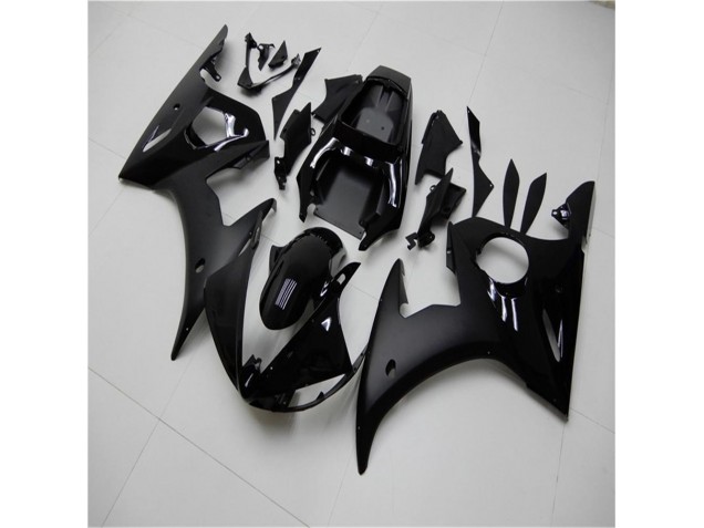 Brillant Noir Mat Carénage R6 2003-2005 Brillant Noir Mat Carénage R6 2003-2005