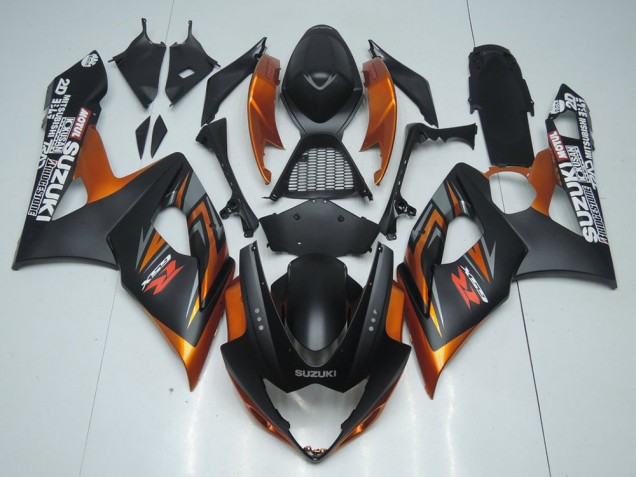 Brun et Noir Mat Carénage GSXR 1000 K5 2005-2006 Brun et Noir Mat Carénage GSXR 1000 K5 2005-2006