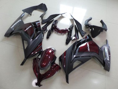 Dark Rouge et Gris Carénage ZX 300R 2013-2016