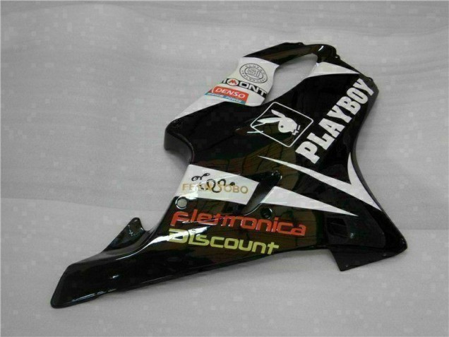 Jaune Argent Noir Playboy Carénage CBR 600 F4i 2001-2003 Jaune Argent Noir Playboy Carénage CBR 600 F4i 2001-2003