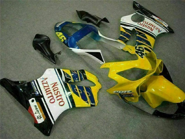 Jaune Blanc Carénage CBR 600 F4i 2001-2003 Jaune Blanc Carénage CBR 600 F4i 2001-2003