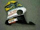 Jaune Blanc Carénage CBR 600 F4i 2001-2003 Jaune Blanc Carénage CBR 600 F4i 2001-2003