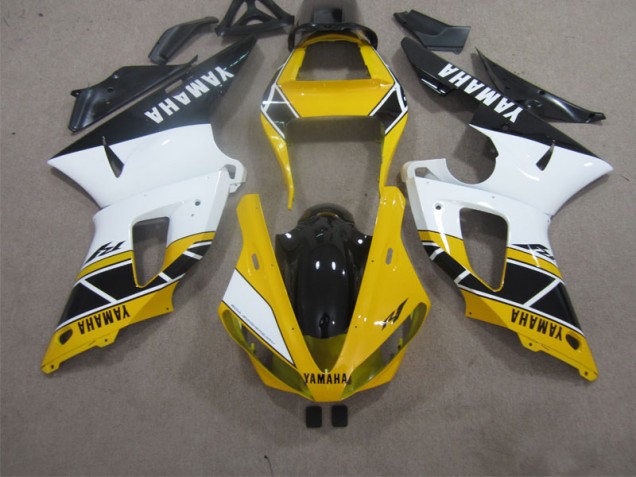 Jaune Blanc Noir Carénage R1 2000-2001 Jaune Blanc Noir Carénage R1 2000-2001