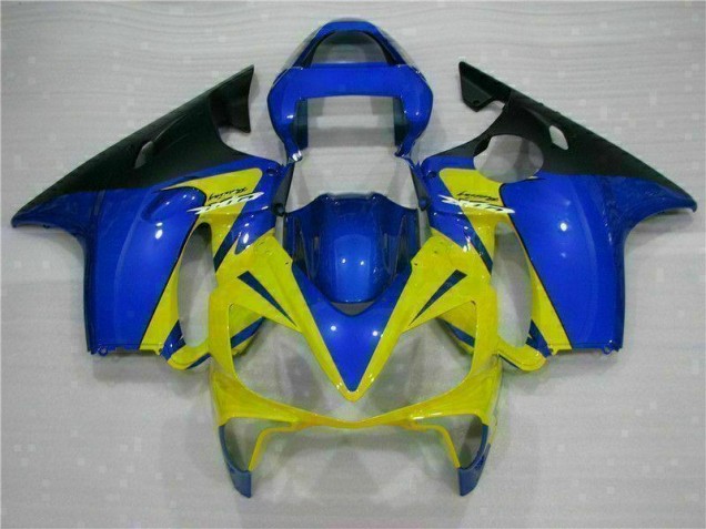 Jaune Bleu Carénage CBR 600 F4i 2001-2003 Jaune Bleu Carénage CBR 600 F4i 2001-2003