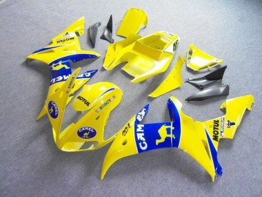 Jaune Bleu Motul Camel Carénage R6 2003-2005
