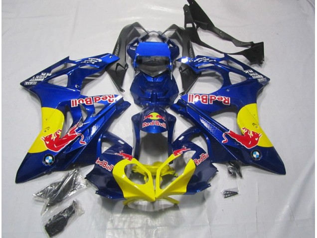 Jaune Bleu Red Bull Carénage S1000RR 2009-2014 Jaune Bleu Red Bull Carénage S1000RR 2009-2014