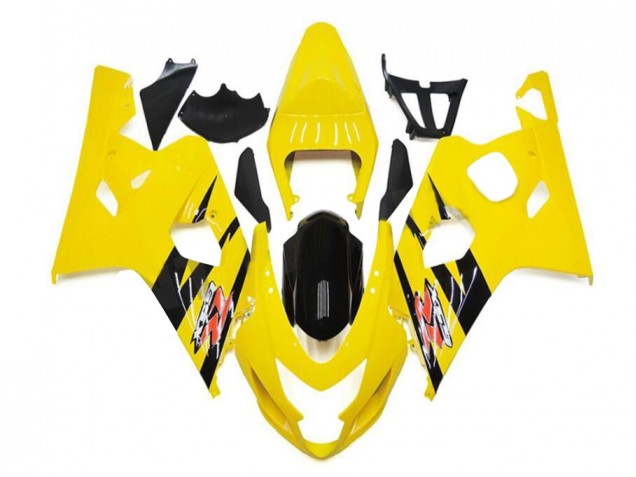 Jaune Noir Carénage GSXR 600 / 750 K4 2004-2005