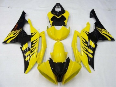 Jaune Noir Carénage R6 2008-2016