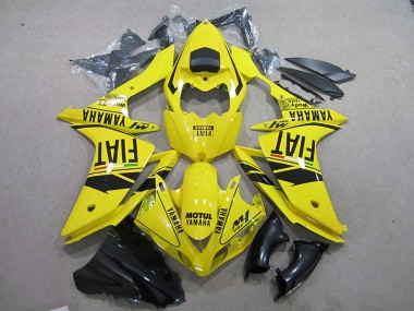Jaune Noir Motul Fiat Carénage R1 2007-2008