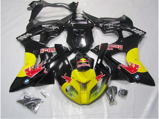 Jaune Noir Red Bull Carénage S1000RR 2009-2014 Jaune Noir Red Bull Carénage S1000RR 2009-2014