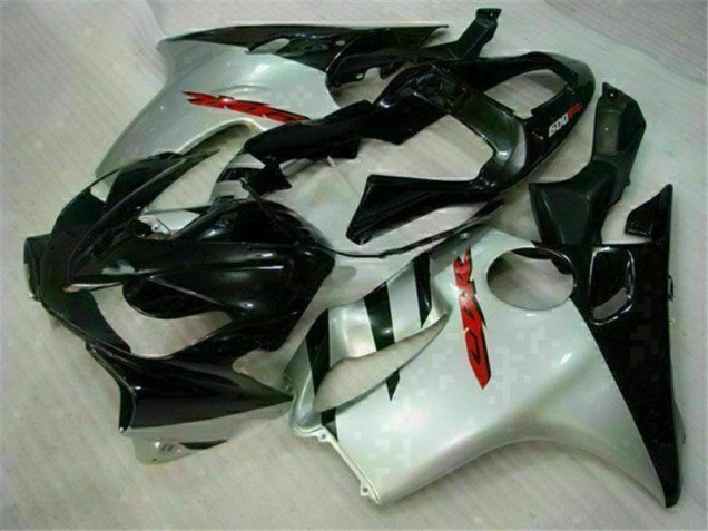Noir Argent Carénages CBR 600 F4i 2001-2003 Noir Argent Carénages CBR 600 F4i 2001-2003